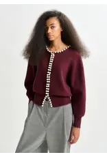 Essentiel Antwerp Essentiel Cardigan Ideas with beads Margot mauve