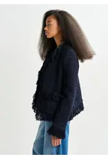 Essentiel Antwerp Essentiel Jacket Iskra fringed Navy