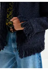Essentiel Antwerp Essentiel Jacket Iskra fringed Navy
