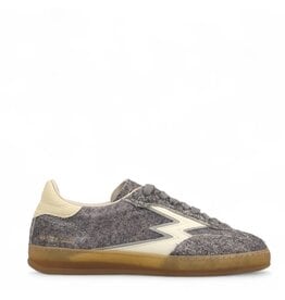 Moaconcept Sneaker Felt effect club Off white logo gray
