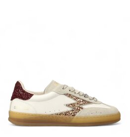 Moaconcept Sneaker Club D.red , champagne glitter