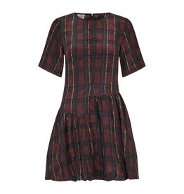 Baum und Pferdgarten Dress Astrid Tight Dark Red check
