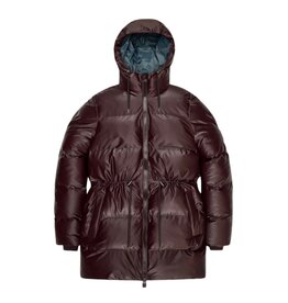 Rains Jacket puffer Alta long string W3T4 Depth