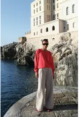 By-Bar By-Bar Sweater Carrie Poppy red