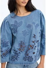 Munthe Munthe Top Bramble Blue