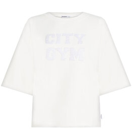 Penn & Ink N.Y. P&I Sweater S26F1835 print Ecru white