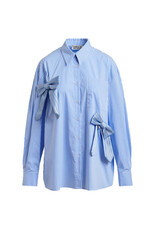 Essentiel Antwerp Essentiel Shirt Jiwi Combo1 Nile blue