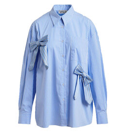 Essentiel Antwerp Essentiel Shirt Jiwi Combo1 Nile blue