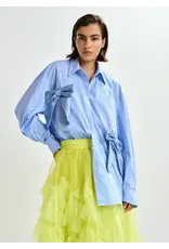 Essentiel Antwerp Essentiel Shirt Jiwi Combo1 Nile blue