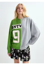 Essentiel Antwerp Essentiel Sweatshirt Jame Combo Spirulina green