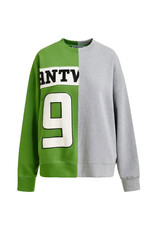 Essentiel Antwerp Essentiel Sweatshirt Jame Combo Spirulina green