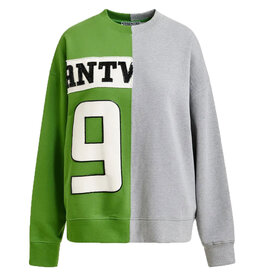 Essentiel Antwerp Essentiel Sweatshirt Jame Combo Spirulina green