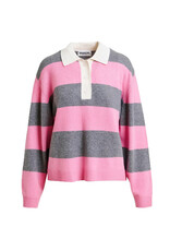 Essentiel Antwerp Essentiel Polo Jarn str. Combo3 Pinky sugar