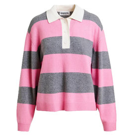 Essentiel Antwerp Essentiel Polo Jarn str. Combo3 Pinky sugar