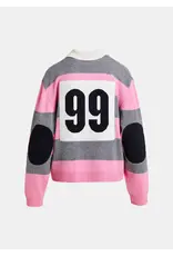 Essentiel Antwerp Essentiel Polo Jarn str. Combo3 Pinky sugar