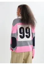 Essentiel Antwerp Essentiel Polo Jarn str. Combo3 Pinky sugar