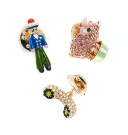 Essentiel Antwerp Essentiel Pins Jeena Combo1 Gold