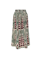 Rabens Saloner Rabens Skirt Almas ikat Forest pink sand