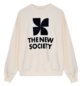 The New Society TNS Sweatshirt Logo Ecru