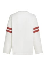 Penn & Ink N.Y. P&I Shirt S26F1807 Ls print  Ecru burgundy