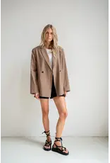 Penn & Ink N.Y. P&I Blazer S26N1702 Brown check