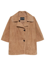 Studio AR Studio AR Jacket Clara suede Mousse