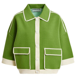 Essentiel Antwerp Essentiel Cardigan Jugly Spirulina green