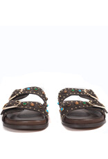 Bibi Lou Mules Planas Marron