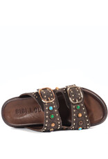 Bibi Lou Mules Planas Marron