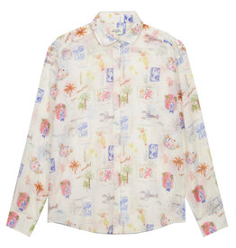 Hartford Shirt Sharlot Raw white&multic.