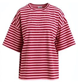 Essentiel Antwerp T-Shirt Joste striped Groen
