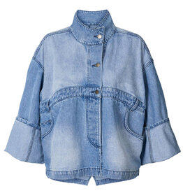 Rabens Saloner Jacket Donela Light washed denim
