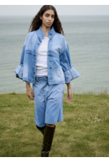 Rabens Saloner Jacket Donela Light washed denim