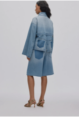 Rabens Saloner Rabens Shorts Raha Light washed denim