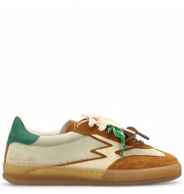 Moaconcept Moaconcept Sneaker Club patchwork Sand,cognac,green