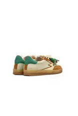 Moaconcept Sneaker Club patchwork Sand,cognac,green