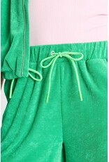 Pom Amsterdam Shorts Terry palm Green