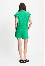 Pom Amsterdam Shorts Terry palm Green