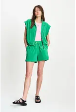 Pom Amsterdam Shorts Terry palm Green