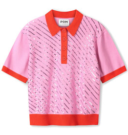Pom Amsterdam Polo Sequins Cheering Pink
