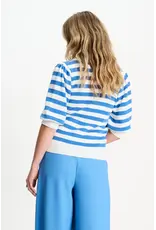 Pom Amsterdam Pullover Striped Smashing Blue