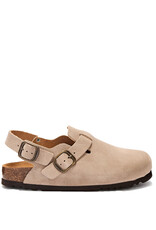 Scholl Slipper Fae Backstrap Sue-W Beige f.