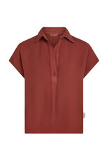 Penn & Ink N.Y. Blouse S26Z848 Burgundy