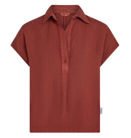 Penn & Ink N.Y. P&I Blouse S26Z848 Burgundy