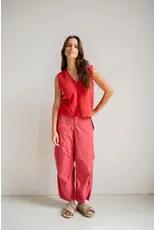 Penn & Ink N.Y. P&I Trousers S26Z842 Cardinal