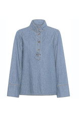My Essential Wardrobe Blouse Hilmamw 171 boxy L.blue wash