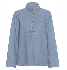 My Essential Wardrobe M.E.W. Blouse Hilmamw 171 boxy L.blue wash