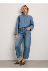 My Essential Wardrobe Blouse Hilmamw 171 boxy L.blue wash