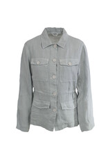 Penn & Ink N.Y. P&I Jacket S26Z846 Chalk