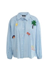 Repeat Repeat Blouse 600723 Lt. Blue